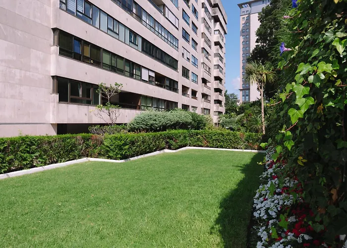 아파트 Coqueto Con Piscina Y Parking By 비고